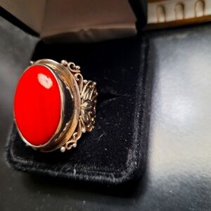 Elegant Sardonyx Sterling Silver Ring